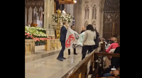 'Free Palestine!': Pro-Palestinian protesters crash Easter Mass at St. Patrick's Cathedral