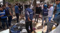 Photos: Aftermath of an Israeli air strike on hospital courtyard | Israel War on Gaza News