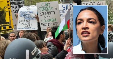 AOC calls Columbia protests 'peaceful', despite rabbi warning Jewish students to stay home
