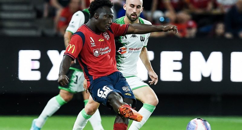 Adelaide United coach Carl Veart thrilled for hat-trick hero Nestory Irankunda - as Socceroos great John Aloisi admits Reds young gun 'killed' Western United