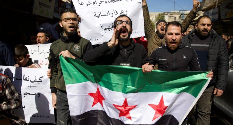 Anti-Assad Syrians lead protests against prison torture by rebel group | Syria's War News