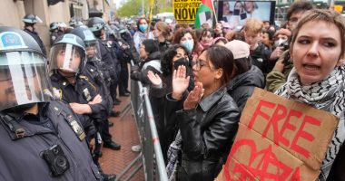 Dozens of pro-Palestinian protesters arrested as Columbia clears encampment | Israel War on Gaza News