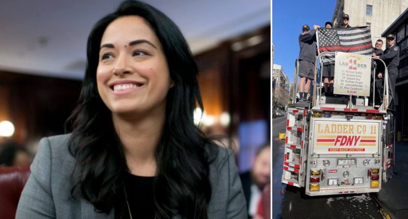 FDNY firefighters forced to remove ‘Thin Red Line’ flag after Dem's office called it a political symbol