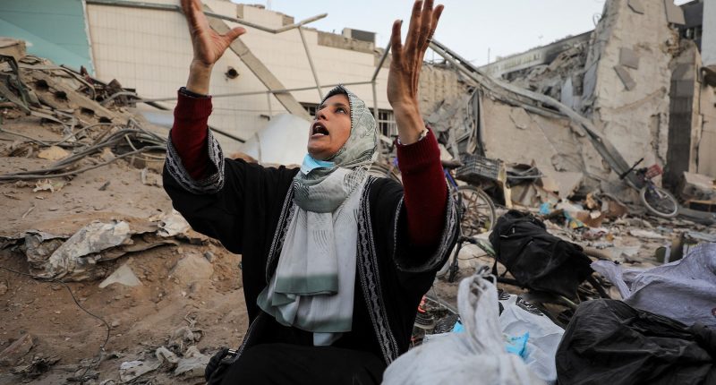 Israel leaves al-Shifa Hospital in ruins and littered with human remains | Gaza