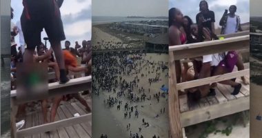 Popular Georgia beach town overrun by 'Orange Crush' fighting, chaos, video shows