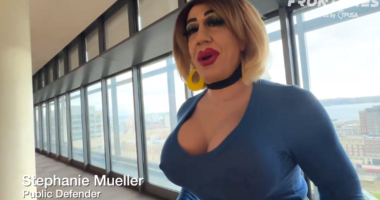 Seattle public defend70-year-old transgender public defender causes stir by appearing braless in Seattle court, flaunting surgically enhanced breastser