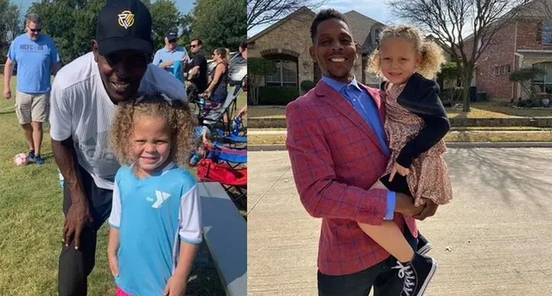 Photo of Patrick Mahomes Sr with his daughter Zoe