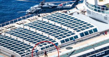 Carnival Cruise Line rescue of mother and child in Air Force helicopter caught on camera