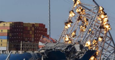 Collapsed bridge span detonated to help free ship from Port of Baltimore