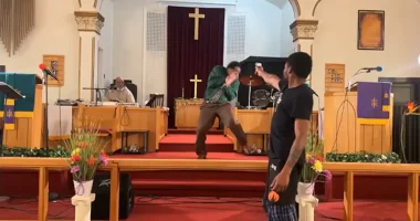 Pennsylvania man aims gun at pastor in church, interrupts sermon on video