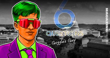 6 questions for Goggles Guy who ‘saved’ crypto with question to Trump