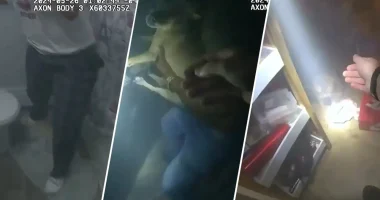 Police officer breaks down door to rescue teen, pets trapped in burning building: bodycam