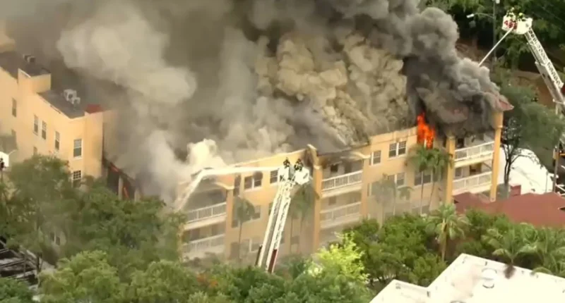 Suspect who allegedly shot man, started massive fire at Miami apartment complex in custody