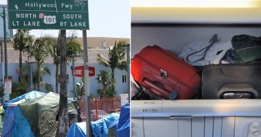 Woman's lost luggage ends up in Hollywood homeless encampment