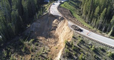 Wyoming's Teton Pass road collapses in landslide: ‘Catastrophic failure’