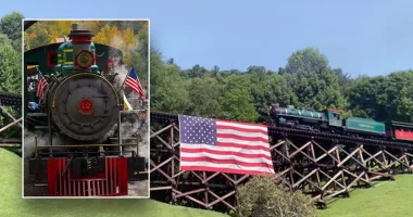 American flag stolen from beloved family Wild West railroad park