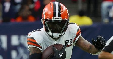 Browns wide receiver Elijah Moore has been dubbed a trade candidate.