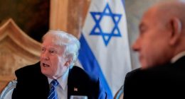 Donald Trump denies rift with Israeli leader after Mar-a-Lago meeting
