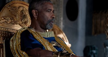 Denzel Washington plays Macrinus in Gladiator II from Paramount Pictures.