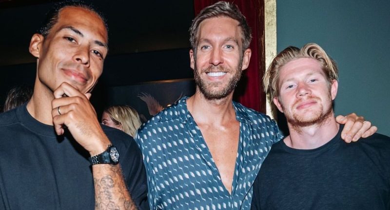 Kevin De Bruyne Hangs Out in Ibiza with Calvin Harris and Virgil van Dijk After Reportedly Agreeing to Join Al-Ittihad Club in Saudi Arabia