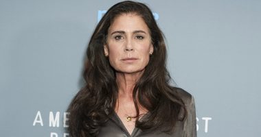 Maura Tierney at the New York screening of American Rust Broken Justice held at The Whitby Hotel on March 26, 2024 in New York City.