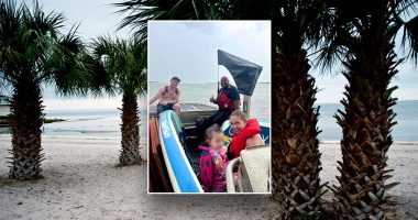 Missing mother rescued by Coast Guard after thunderstorm off Florida