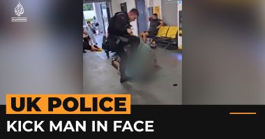 Outrage after British police officer filmed kicking man in the head | Police News